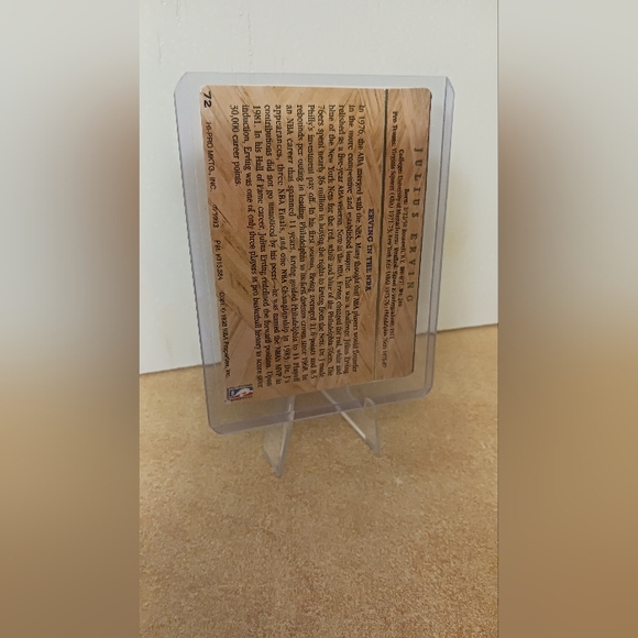 Charles Barkley & Julius Erving (DR J) Beckett Magazine & Trading Cards - Picture 5 of 9